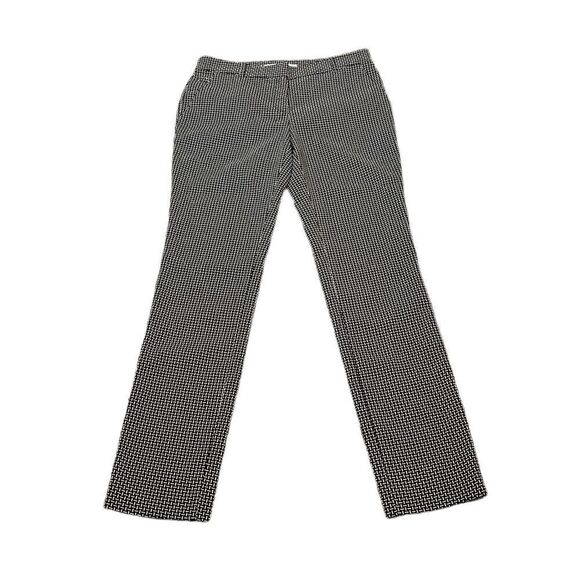 NWT Diane Von Furstenberg Women’s Black And Ivory Geoprint Pants, Size 6, NWT - Picture 1 of 11